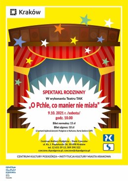 Spektakl rodzinny - O Pchle, co manier nie miała