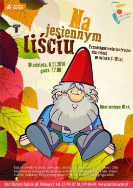 Przedstawienie dla dzieci Na jesiennym liściu