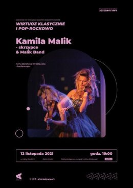 Kamila Malik - Skrzypce. Malik Band. Jedyne w Polsce show skrzypcowe „Wirtuoz klasycznie i pop-rockowo”