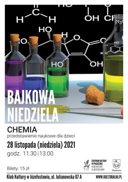Bajkowa Niedziela - Chemia – przedstawienie naukowe dla dzieci
