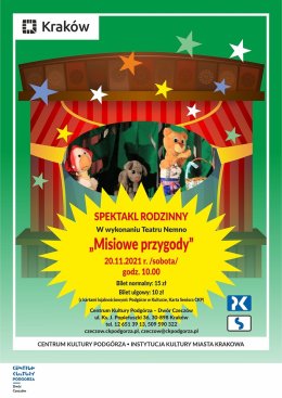 Spektakl rodzinny - Misiowe przygody