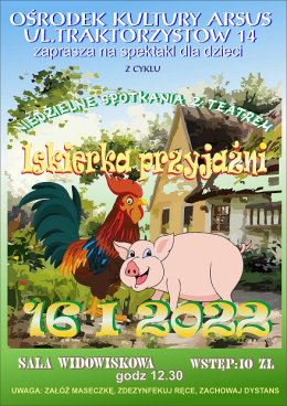 Bajka dla dzieci "Iskierka przyjaźni" Teatr "Jumaja"