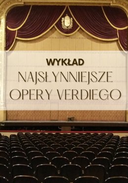 Wykład "Najpiękniejsze arie Verdiego" w WCK Filii Falenica