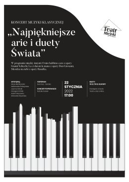 Koncert „Najpiękniejsze arie i duety Świata"