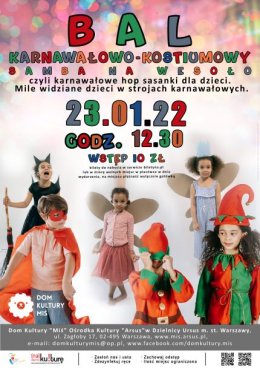 Teatr Dur-Moll - karnawałowy bal dla dzieci