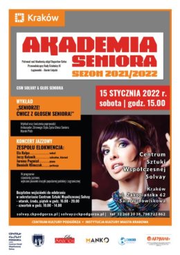 15.01.2022 AKADEMIA SENIORA  SEZON 2021/2022 CSW SOLVAY & GŁOS SENIORA