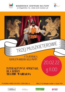 Spektakl dla dzieci "Trzej muszkieterowie"