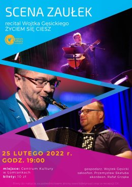 Scena Zaułek || recital Wojtka Gęsickiego "Życiem się ciesz"