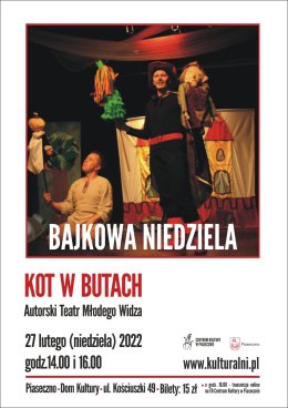 Bajkowa Niedziela - Kot w butach – Autorski teatr Młodego Widza