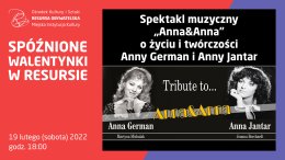Spóźnione Walentynki w Resursie: koncert  „Anna&Anna”