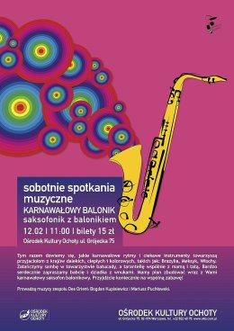 Sobotnie Spotkania Muzyczne ,,Karnawałowy balonik”