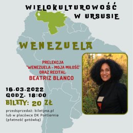 Beatriz Blanco: prelekcja i recital "Wenezuela moja miłość"