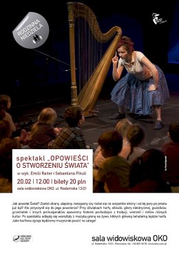 Rodzinna Niedziela: Opowieści o Stworzeniu Świata - muzyczno-teatralna podróż w cztery strony Świata.