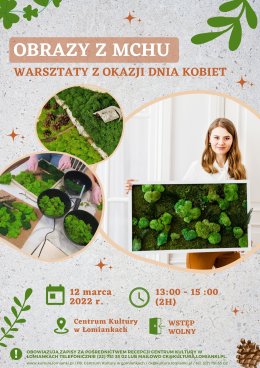 Obrazy z mchu | warsztaty z okazji Dnia Kobiet