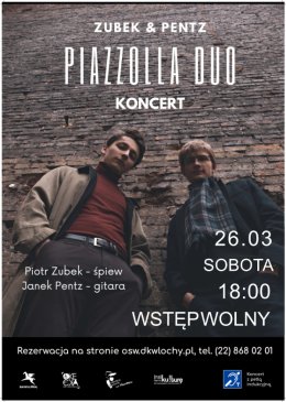 Koncert Zubek & Pentz Piazzolla Duo