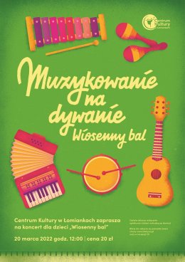 Muzykowanie na dywanie "Wiosenny bal" | koncert dla dzieci
