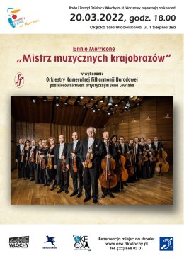 Koncert Ennio Morricone „Mistrz muzycznych krajobrazów”
