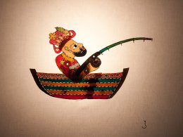 Spektakl teatru cieni pt. "Rybak"