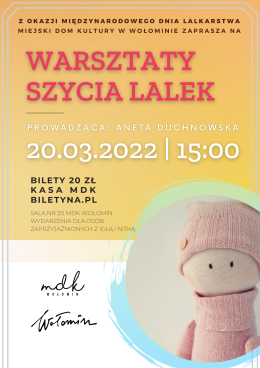 WARSZTATY ARTYSTYCZNE SZYCIA LALEK