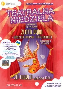 Teatr FalkoShow / Fundacja Zaułek  spektakl: "Złota Ryba"