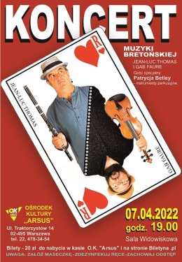 Koncert Muzyki Bretońskiej