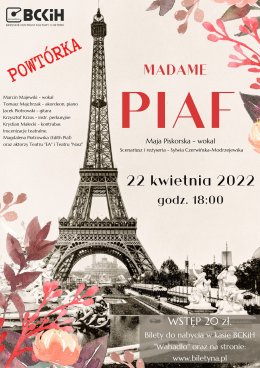 MADAME PIAF - Koncert z piosenkami Edith Piaf