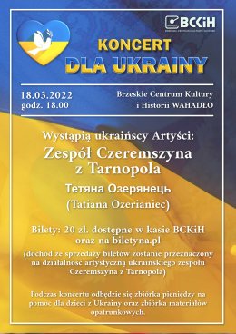 KONCERT DLA UKRAINY