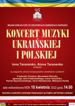 Koncert Muzyki Ukraińskiej i Polskiej