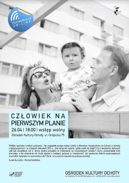 Człowiek na pierwszym planie