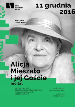Jesień – recital Alicji Mieszało i zaproszonych gości