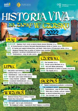 Historia Viva na Zamku w Czersku "Średniowiecze - czasy nie tylko rycerzy"