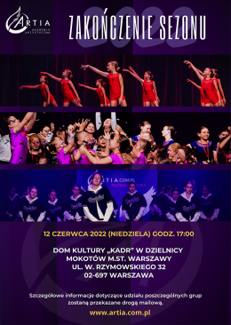 Artia Zakończenie Sezonu - Koncert Artystyczny - Warszawa