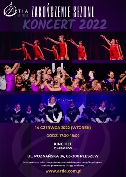 Artia Zakonczenie Sezonu - Koncert Artystyczny - Pleszew