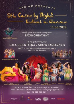 Festiwal Orientalny Cairo by Night  Festiwal in Warsaw
