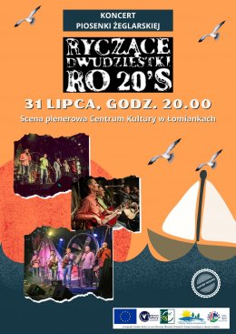 Plakat RYCZĄCE DWUDZIESTKI // koncert piosenki żeglarskiej 79119