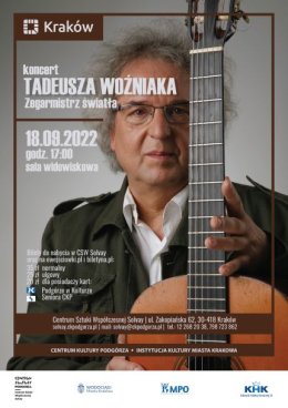 Koncert Tadeusza Woźniaka  „Zegarmistrz Światła”