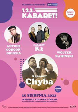 1,2,3… Kabaret! - realizacja programu Telewizji WP - Kabaret K2, Antoni Gorgoń Grucha, Wojtek Kamiński