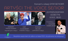 The Voice Senior - koncert z okazji Dnia Seniora