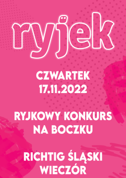 26.RYJEK Rybnicka Jesień Kabaretowa - Ryjkowy Konkurs Na boczku