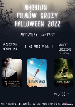 Maraton Filmów Grozy Halloween 2022