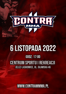 CONTRA MMA 2 - Gala sztuk walki