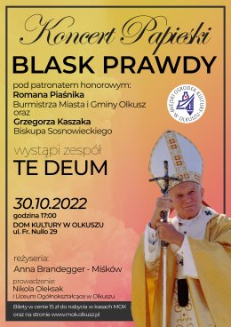 Koncert Papieski - Blask Prawdy