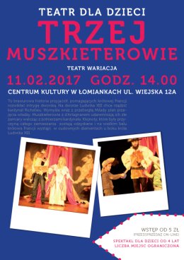 Teatr dla dzieci: Trzej Muszkieterowie
