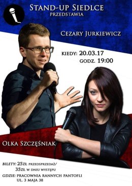 Stand-up No Limits: Czarek Jurkiewicz i Olka Szczęśniak