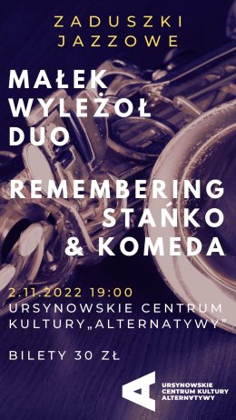 „Remembering Stańko & Komeda” – Małek/ Wyleżoł Duo