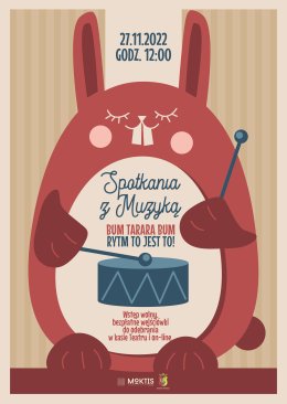 Spotkania z muzyką dla najmłodszych „Bum tarara bum – rytm to jest to!”