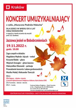 Koncert gordonowski - Jazzowa jesień w Bobobrzmieniach
