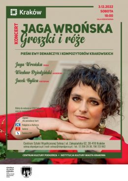 Plakat Koncert Jagi Wrońskiej „Groszki i róże”. 110191