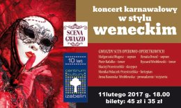 koncert karnawałowy w stylu weneckim w Izabelinie