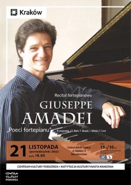 RECITAL FORTEPIANOWY GIUSEPPE AMADEI  "POECI FORTEPIANU"